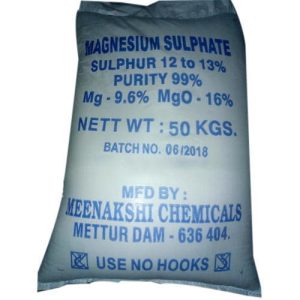 Magnesium  Sulfate (Epsom Salt)